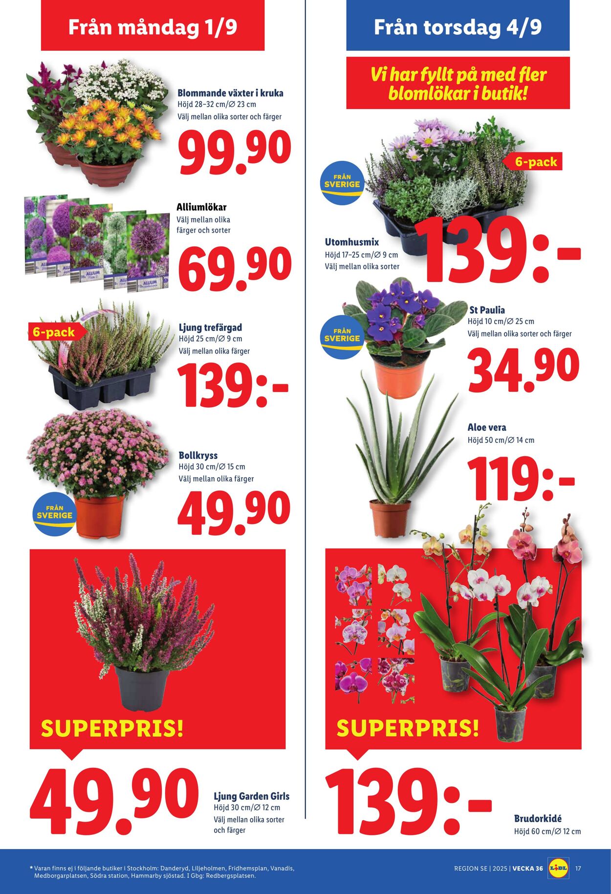 Erbjudanden Lidl 01.09.2025 - 07.09.2025