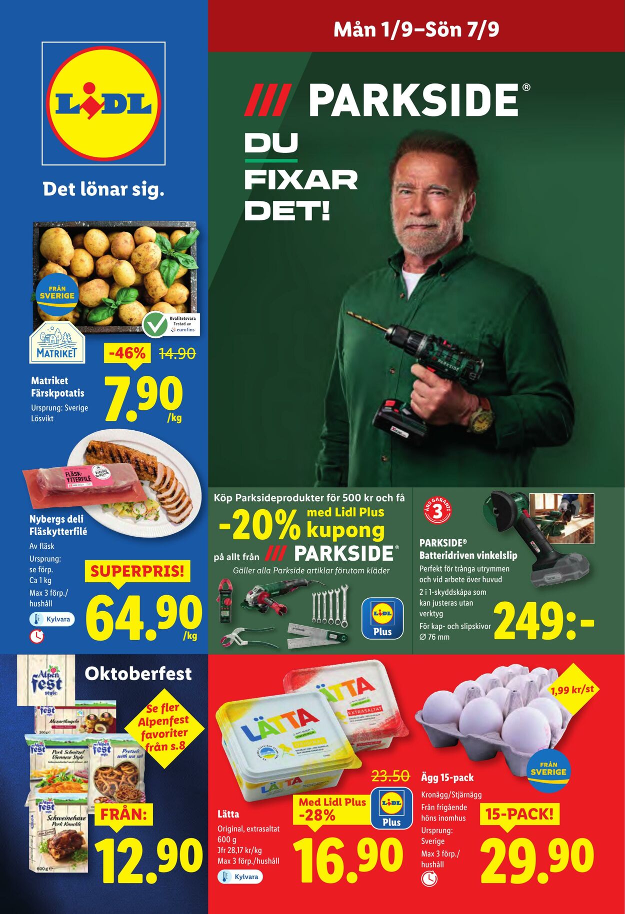 Erbjudanden Lidl 01.09.2025 - 07.09.2025