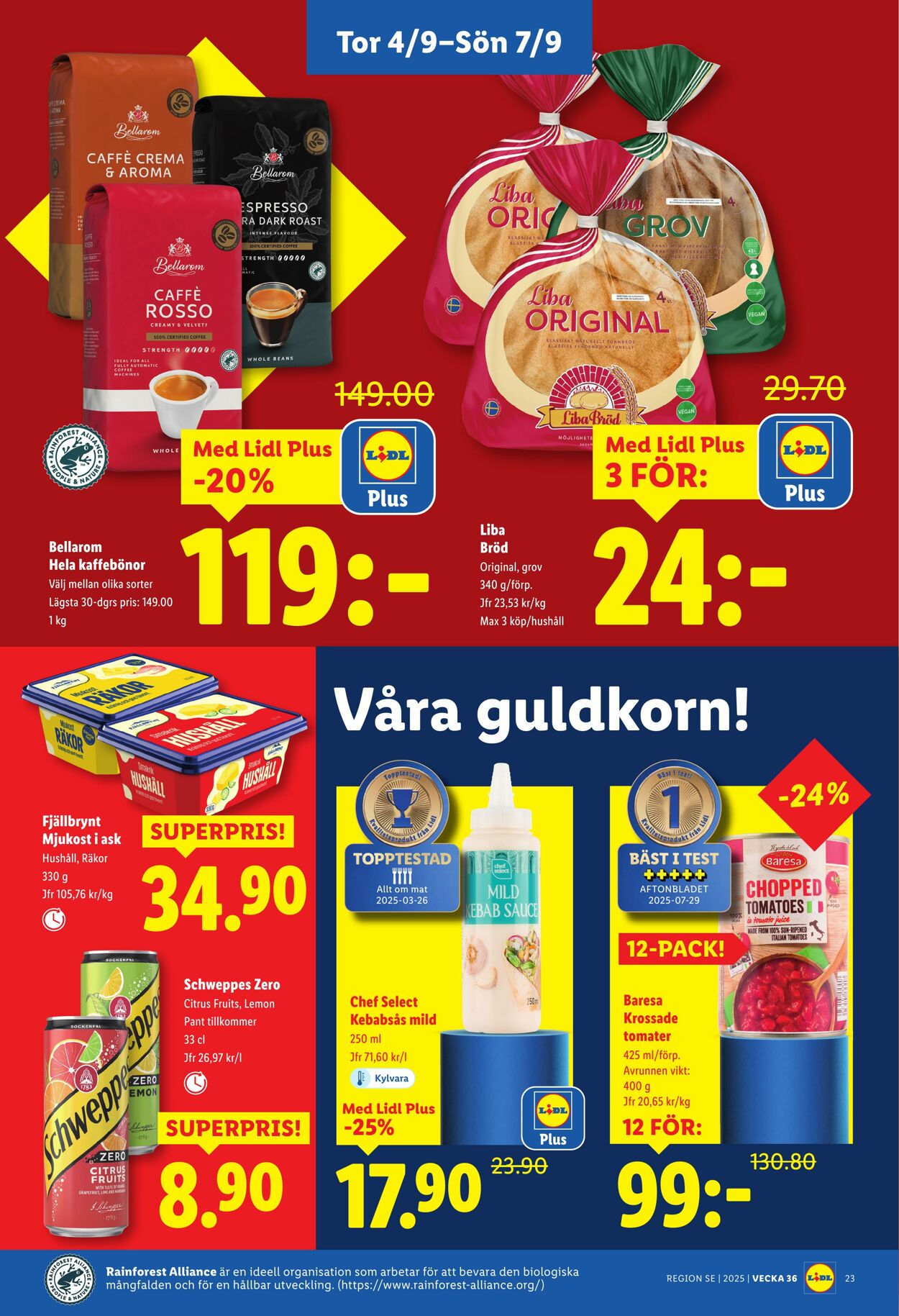 Erbjudanden Lidl 01.09.2025 - 07.09.2025