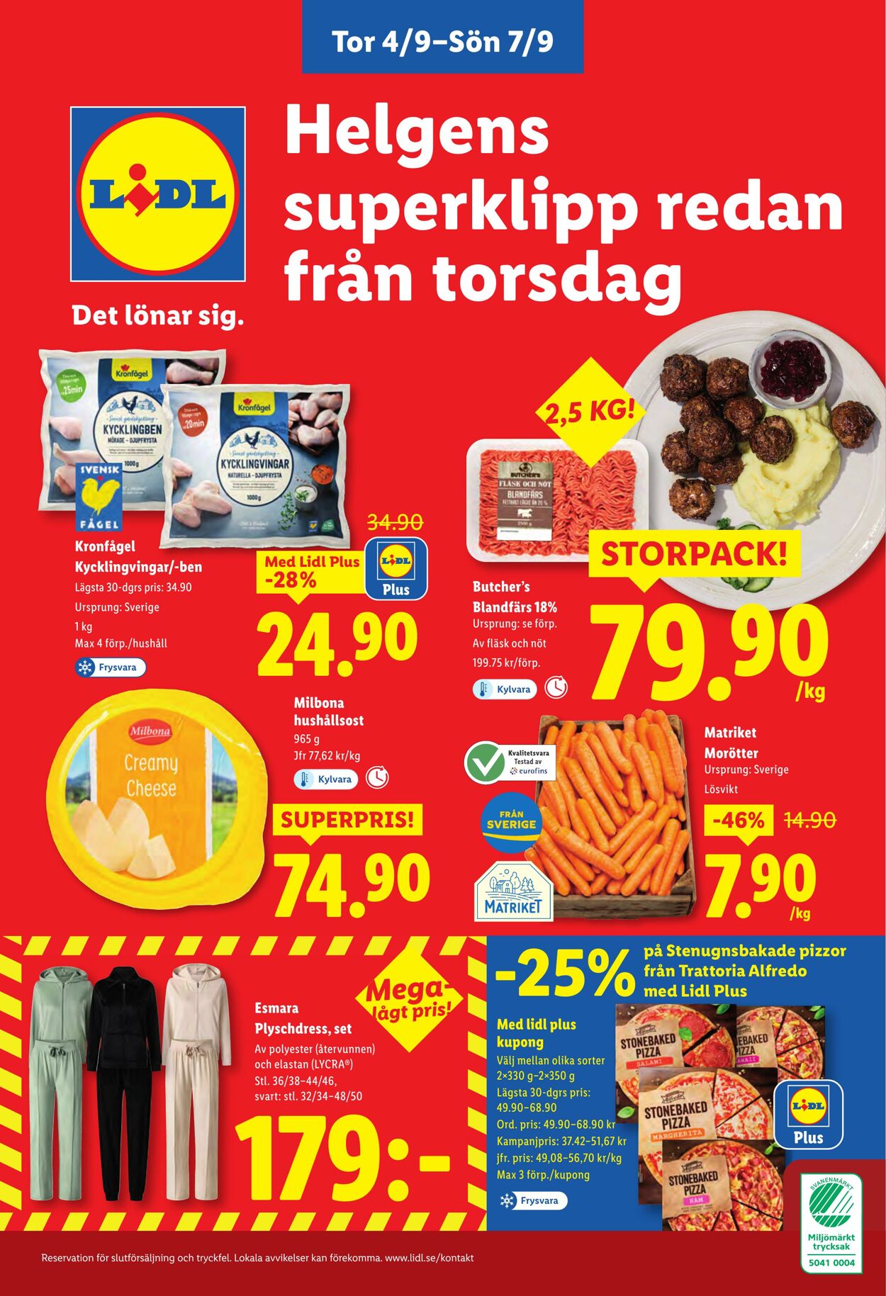 Erbjudanden Lidl 01.09.2025 - 07.09.2025