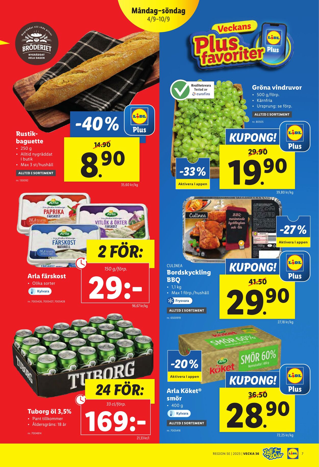 Erbjudanden Lidl 04.09.2023 - 10.09.2023