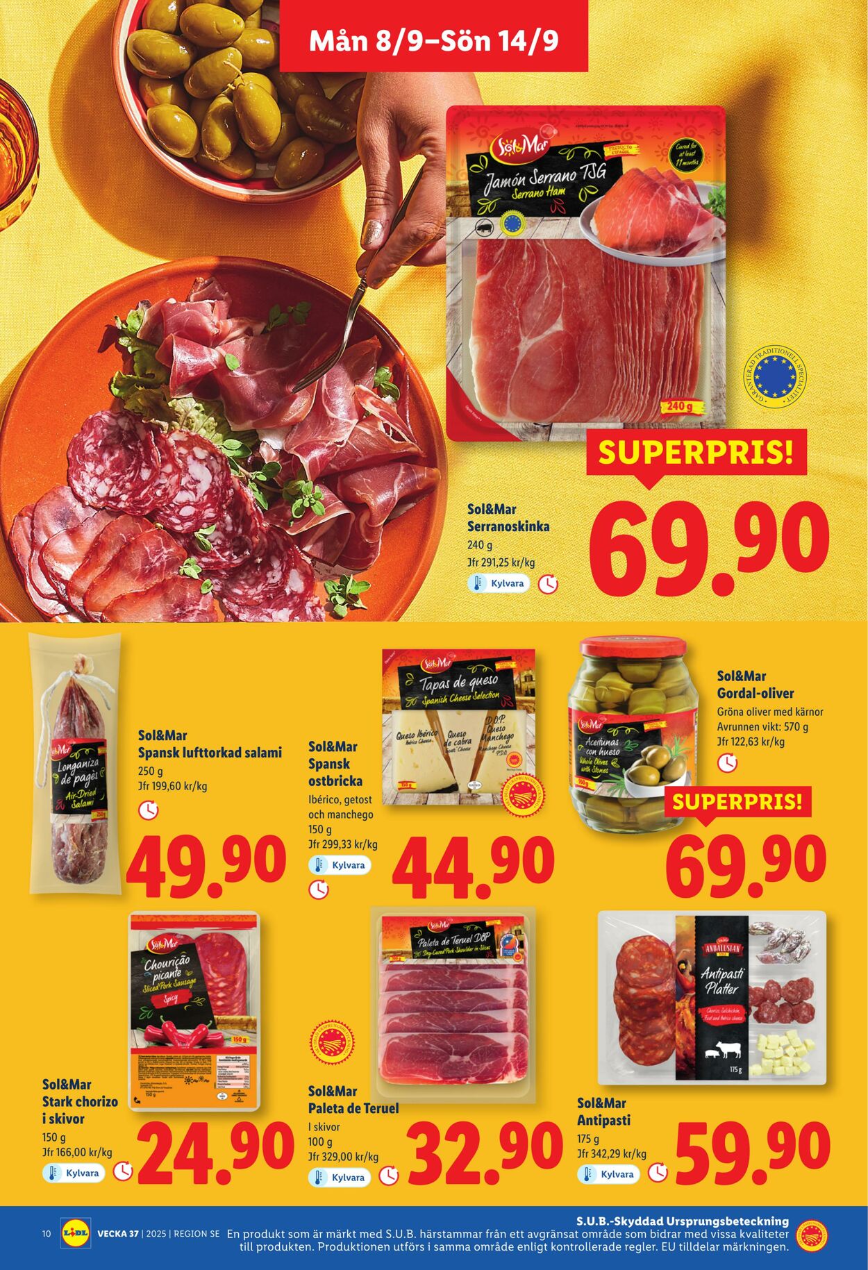 Erbjudanden Lidl 08.09.2025 - 14.09.2025
