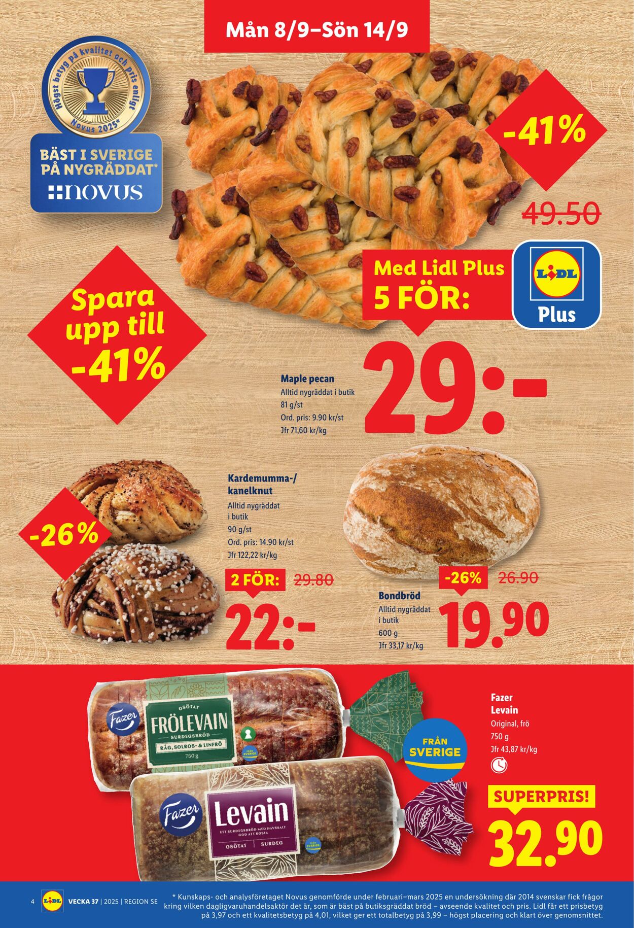 Erbjudanden Lidl 08.09.2025 - 14.09.2025