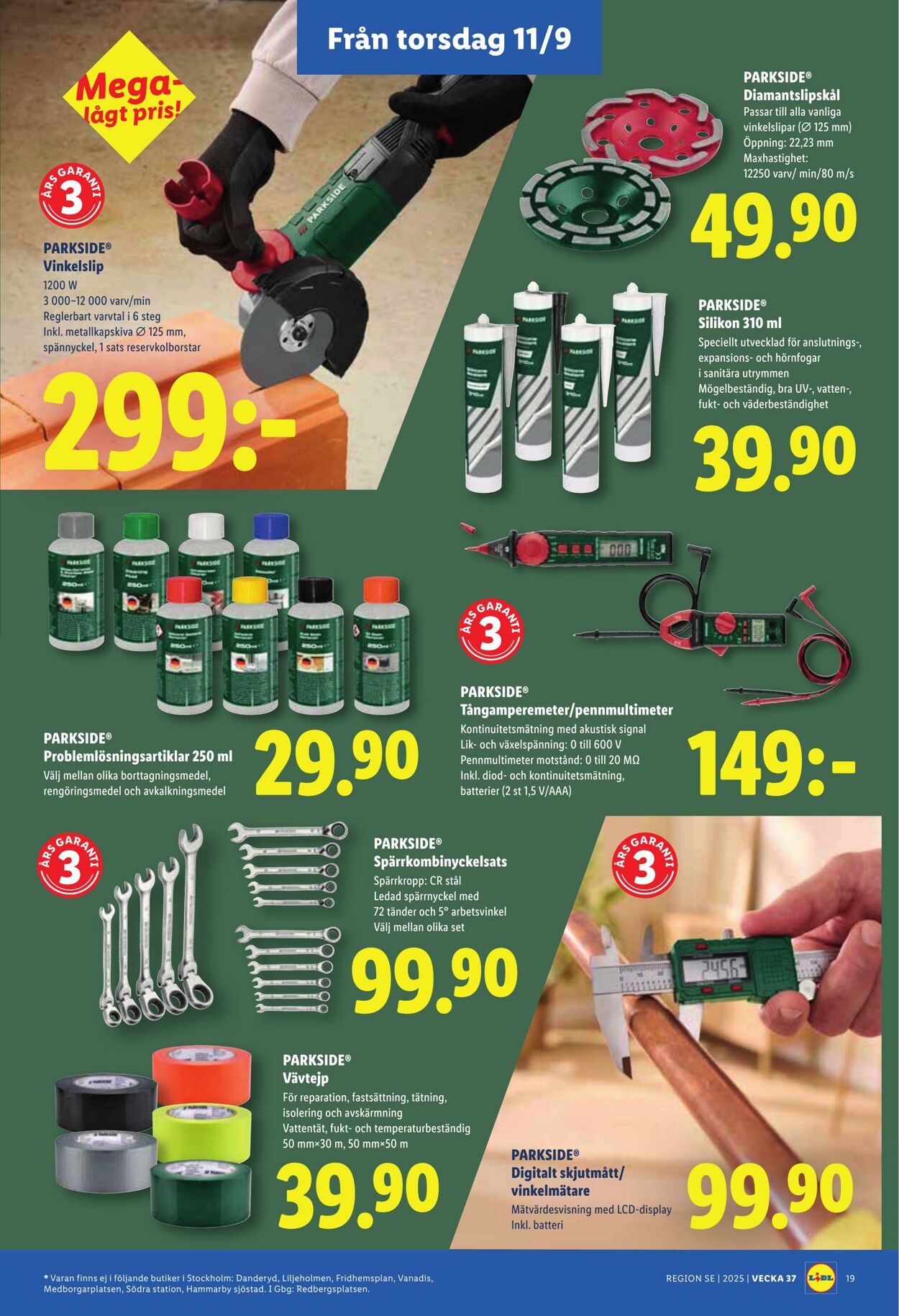 Erbjudanden Lidl 08.09.2025 - 14.09.2025