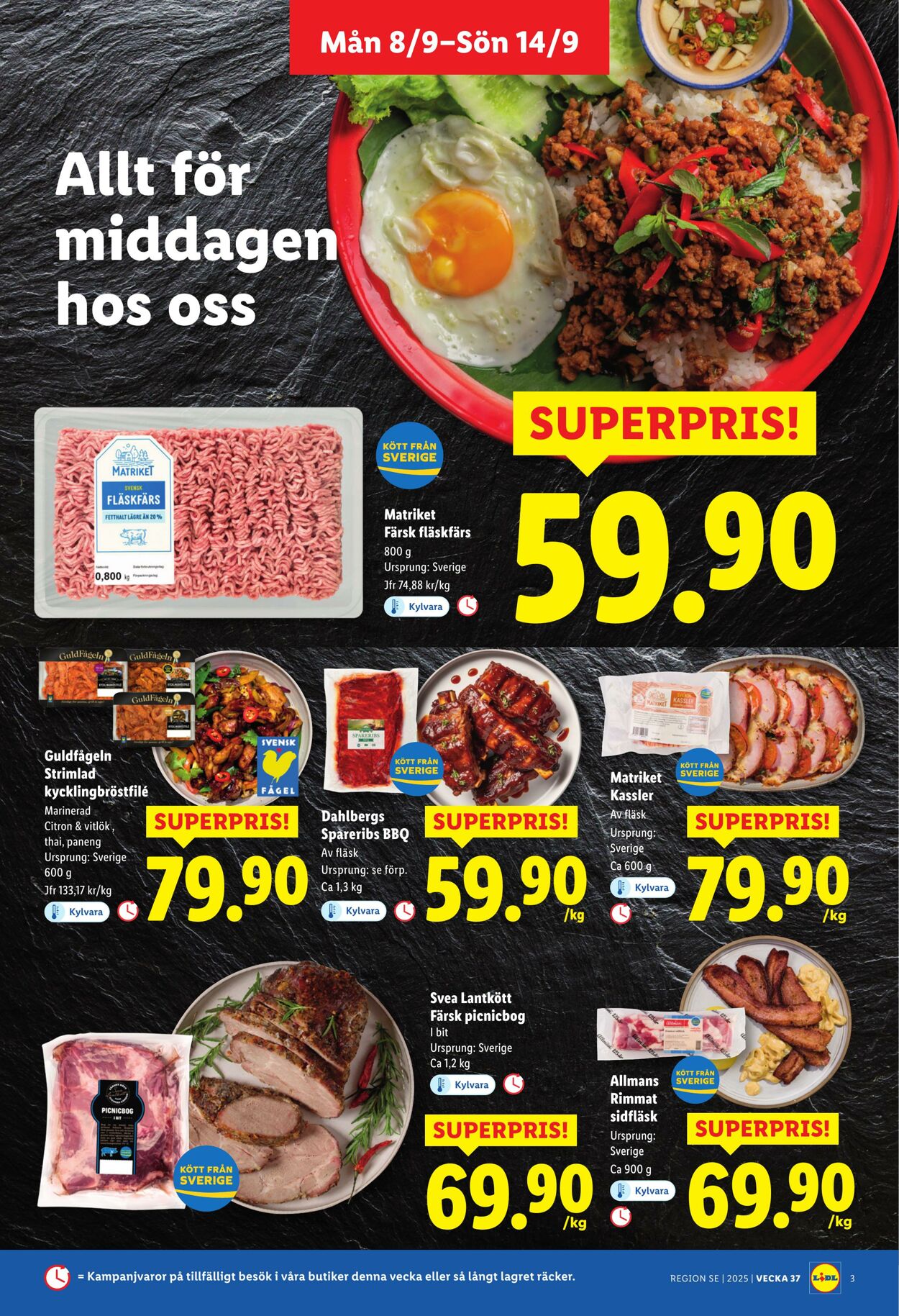 Erbjudanden Lidl 08.09.2025 - 14.09.2025