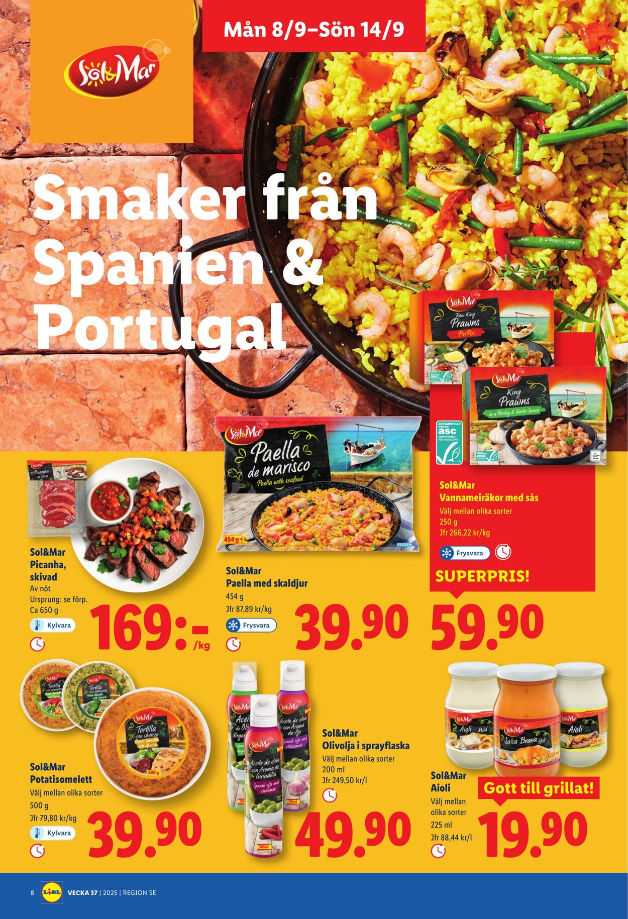 Erbjudanden Lidl 08.09.2025 - 14.09.2025