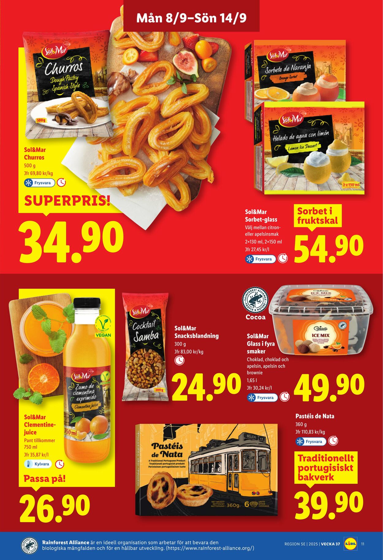 Erbjudanden Lidl 08.09.2025 - 14.09.2025