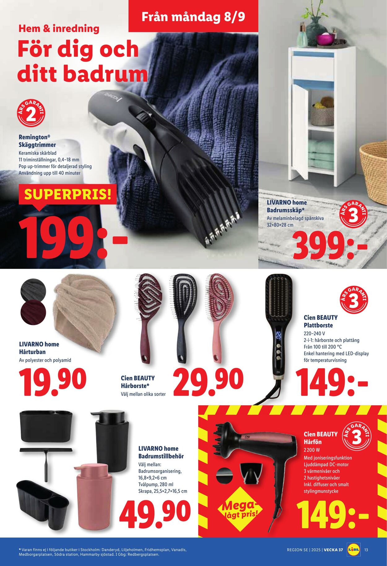 Erbjudanden Lidl 08.09.2025 - 14.09.2025