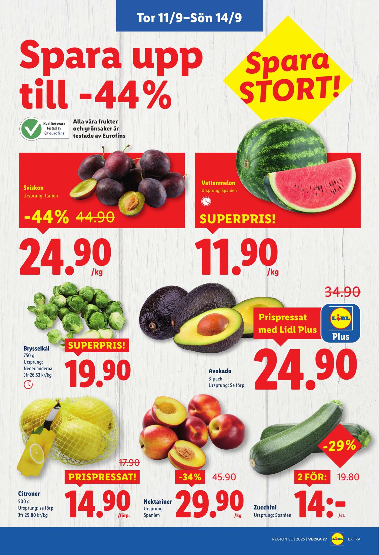 Erbjudanden Lidl 08.09.2025 - 14.09.2025