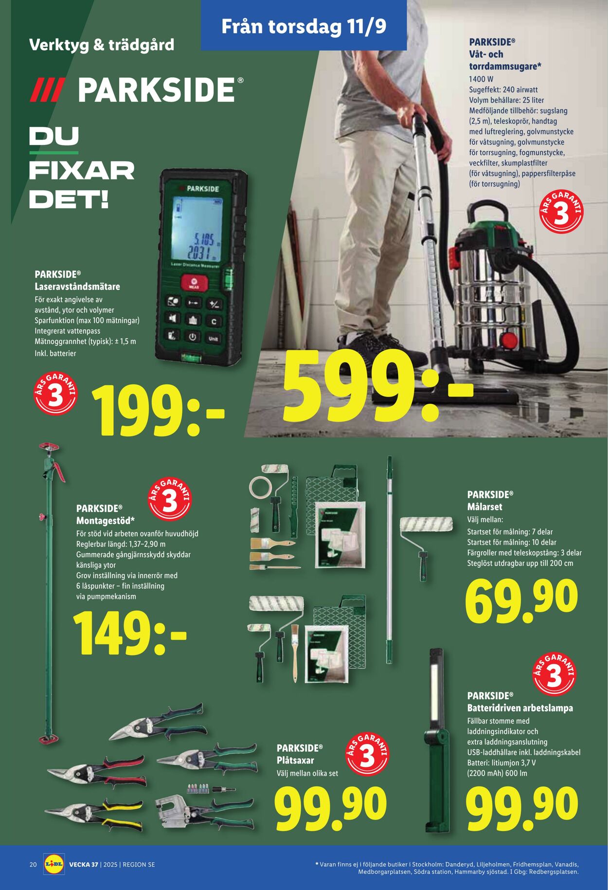 Erbjudanden Lidl 08.09.2025 - 14.09.2025