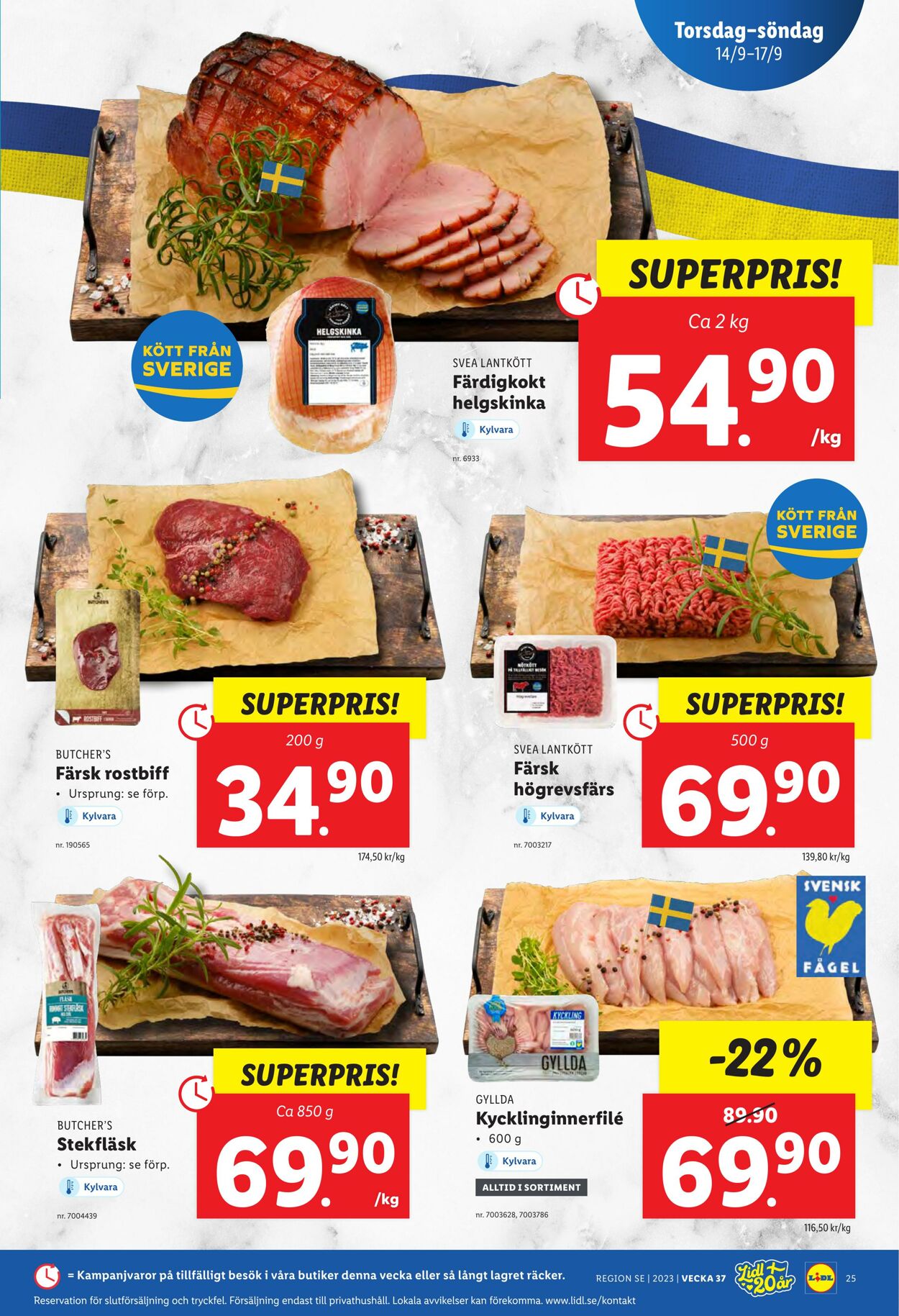 Erbjudanden Lidl 11.09.2023 - 17.09.2023