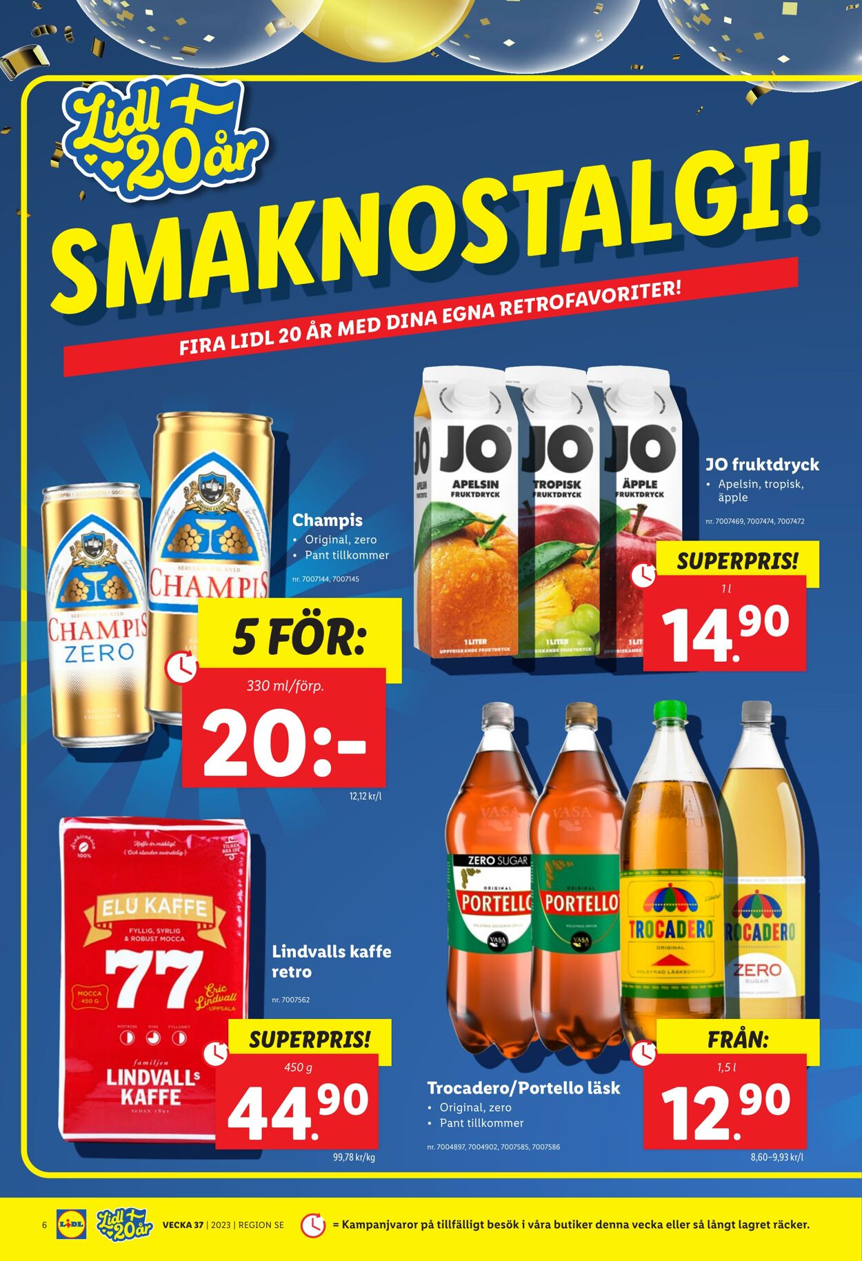 Erbjudanden Lidl 11.09.2023 - 17.09.2023