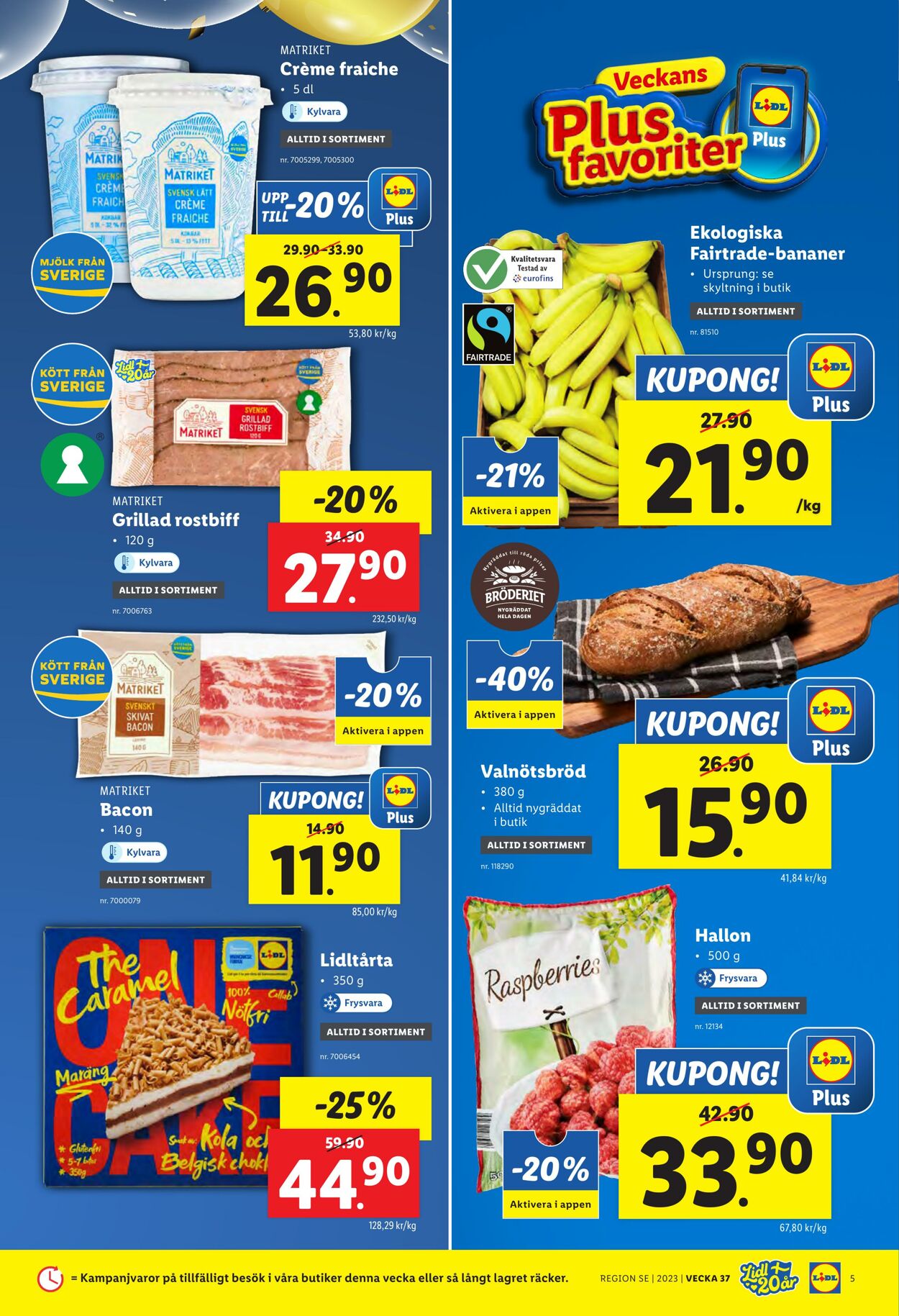 Erbjudanden Lidl 11.09.2023 - 17.09.2023