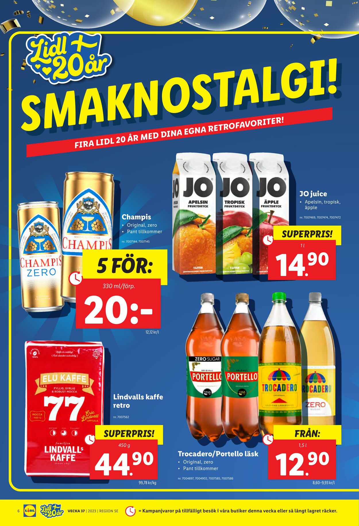 Erbjudanden Lidl 11.09.2023 - 17.09.2023