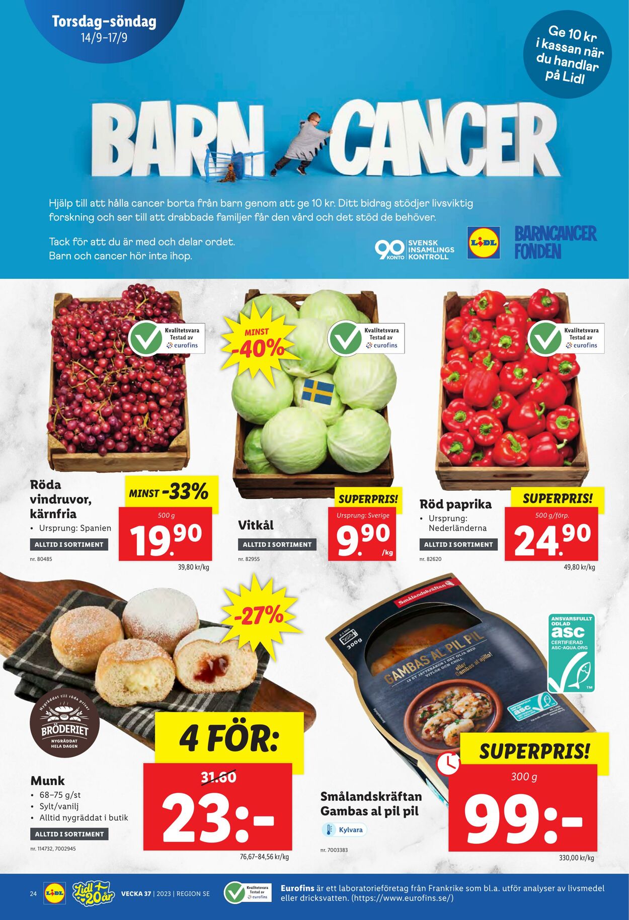 Erbjudanden Lidl 11.09.2023 - 17.09.2023