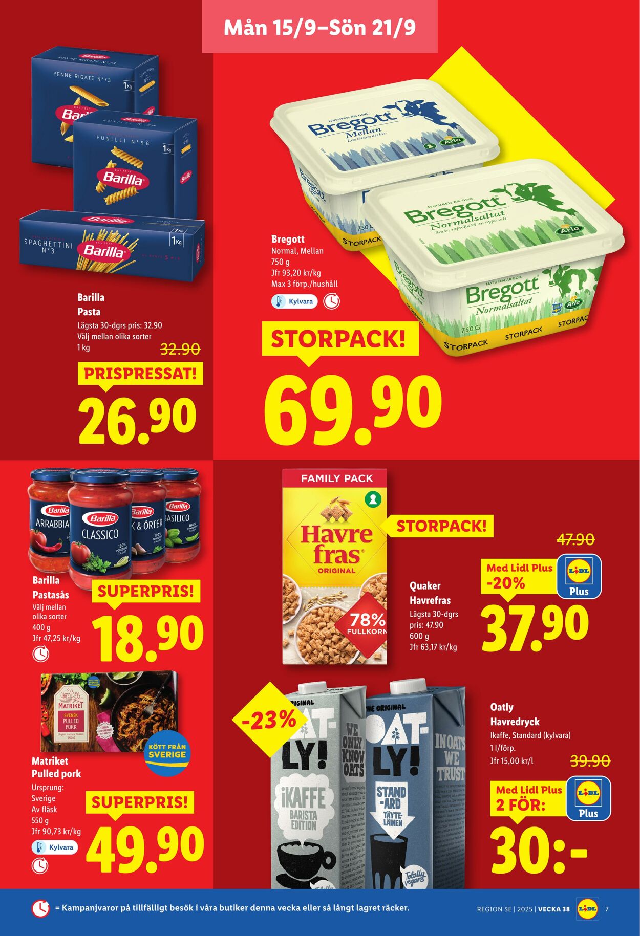 Erbjudanden Lidl 15.09.2025 - 21.09.2025