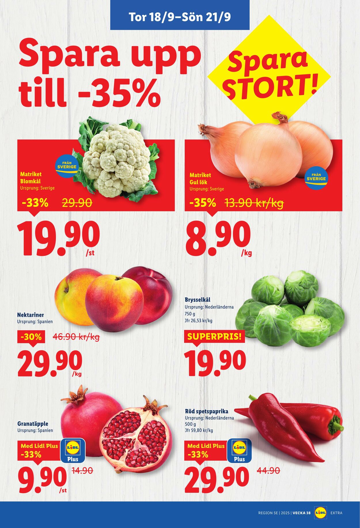 Erbjudanden Lidl 15.09.2025 - 21.09.2025