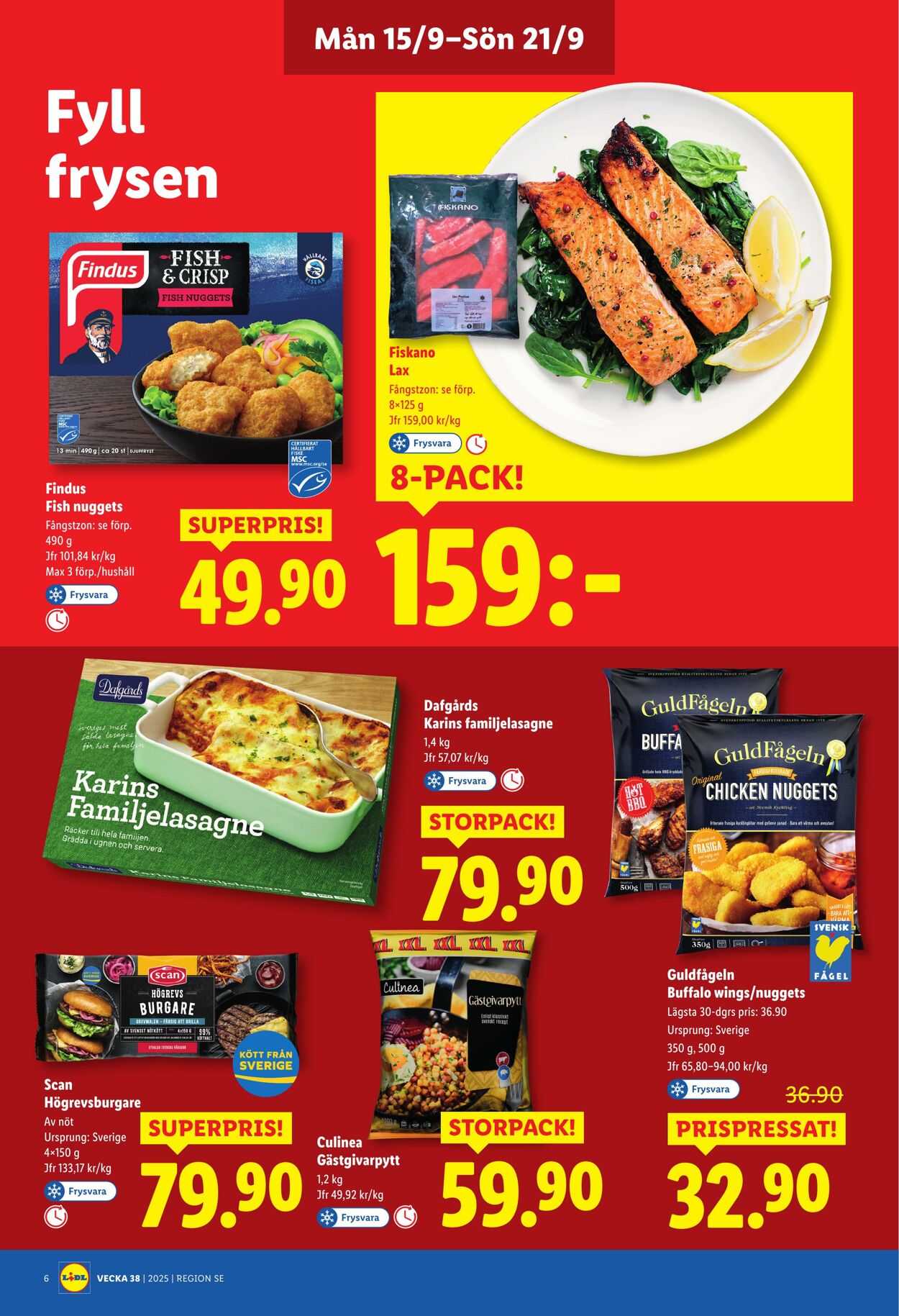 Erbjudanden Lidl 15.09.2025 - 21.09.2025