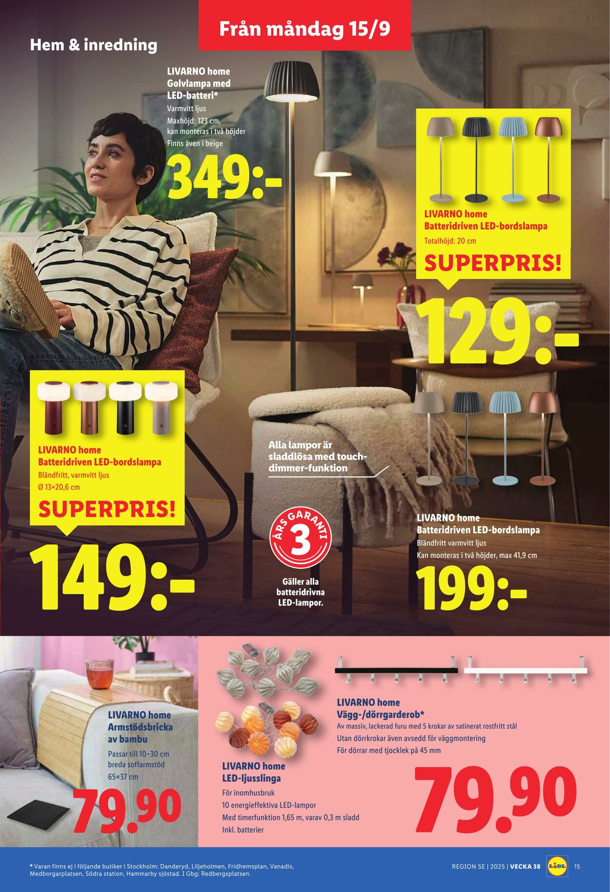 Erbjudanden Lidl 15.09.2025 - 21.09.2025