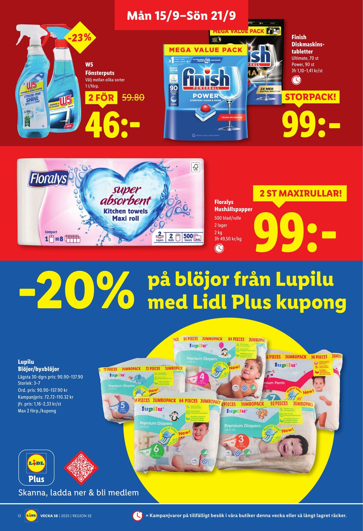 Erbjudanden Lidl 15.09.2025 - 21.09.2025