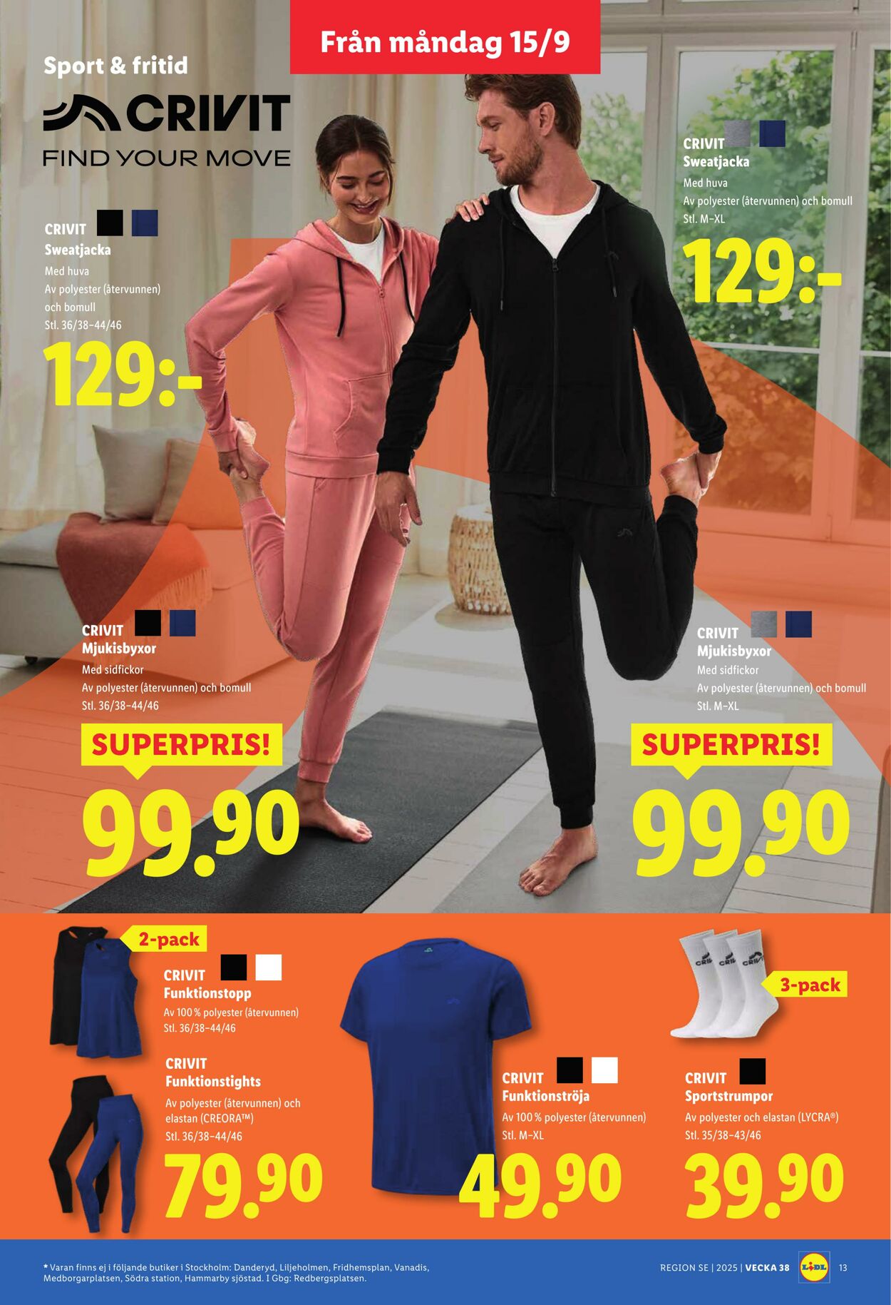Erbjudanden Lidl 15.09.2025 - 21.09.2025