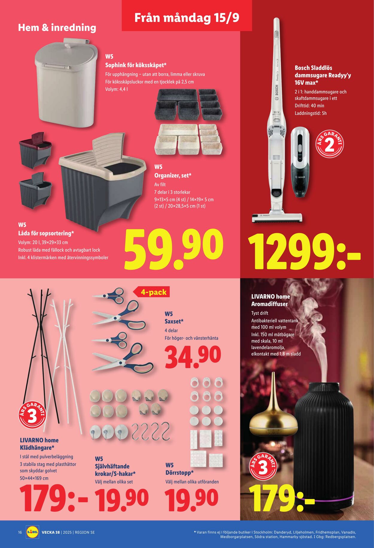 Erbjudanden Lidl 15.09.2025 - 21.09.2025