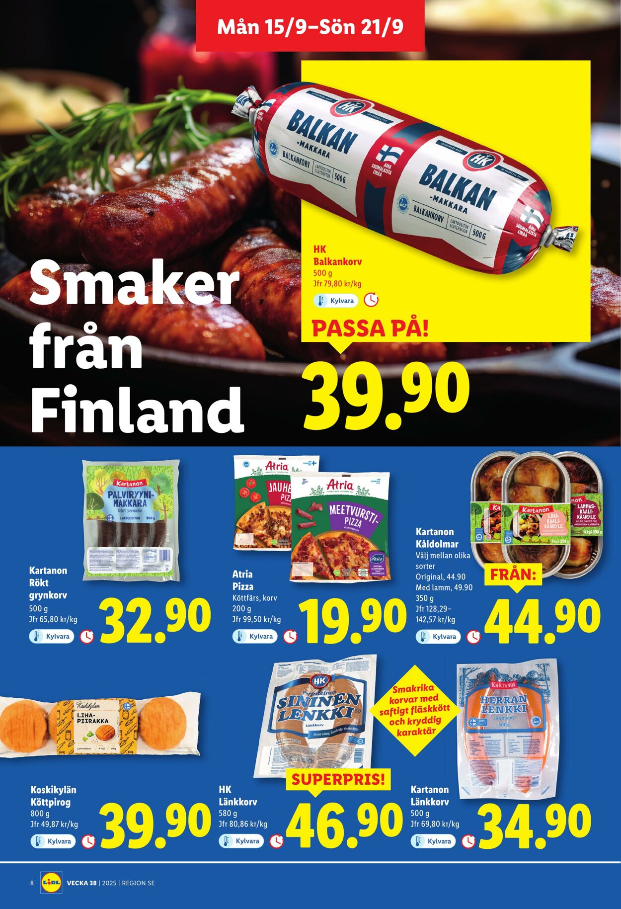 Erbjudanden Lidl 15.09.2025 - 21.09.2025
