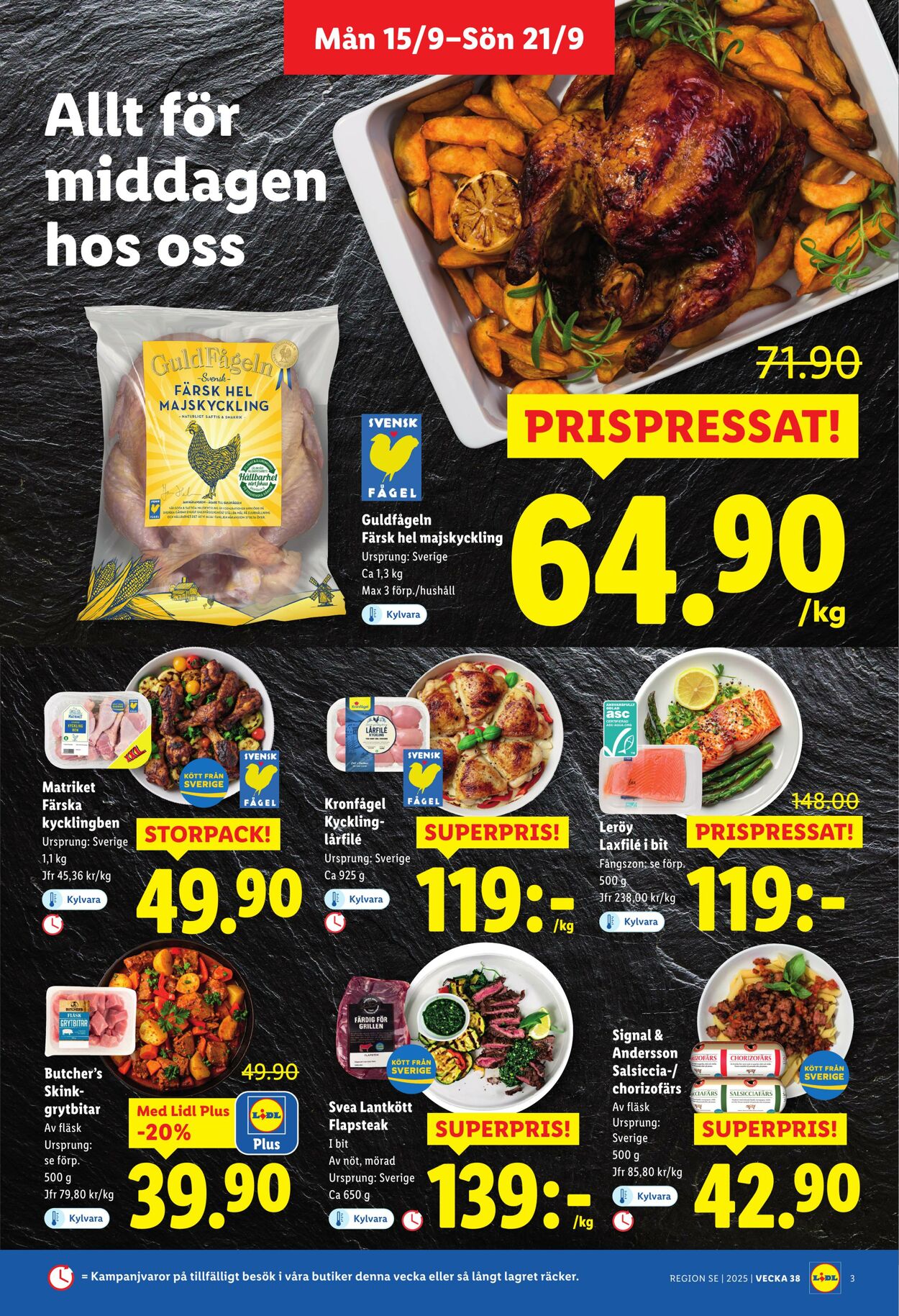Erbjudanden Lidl 15.09.2025 - 21.09.2025