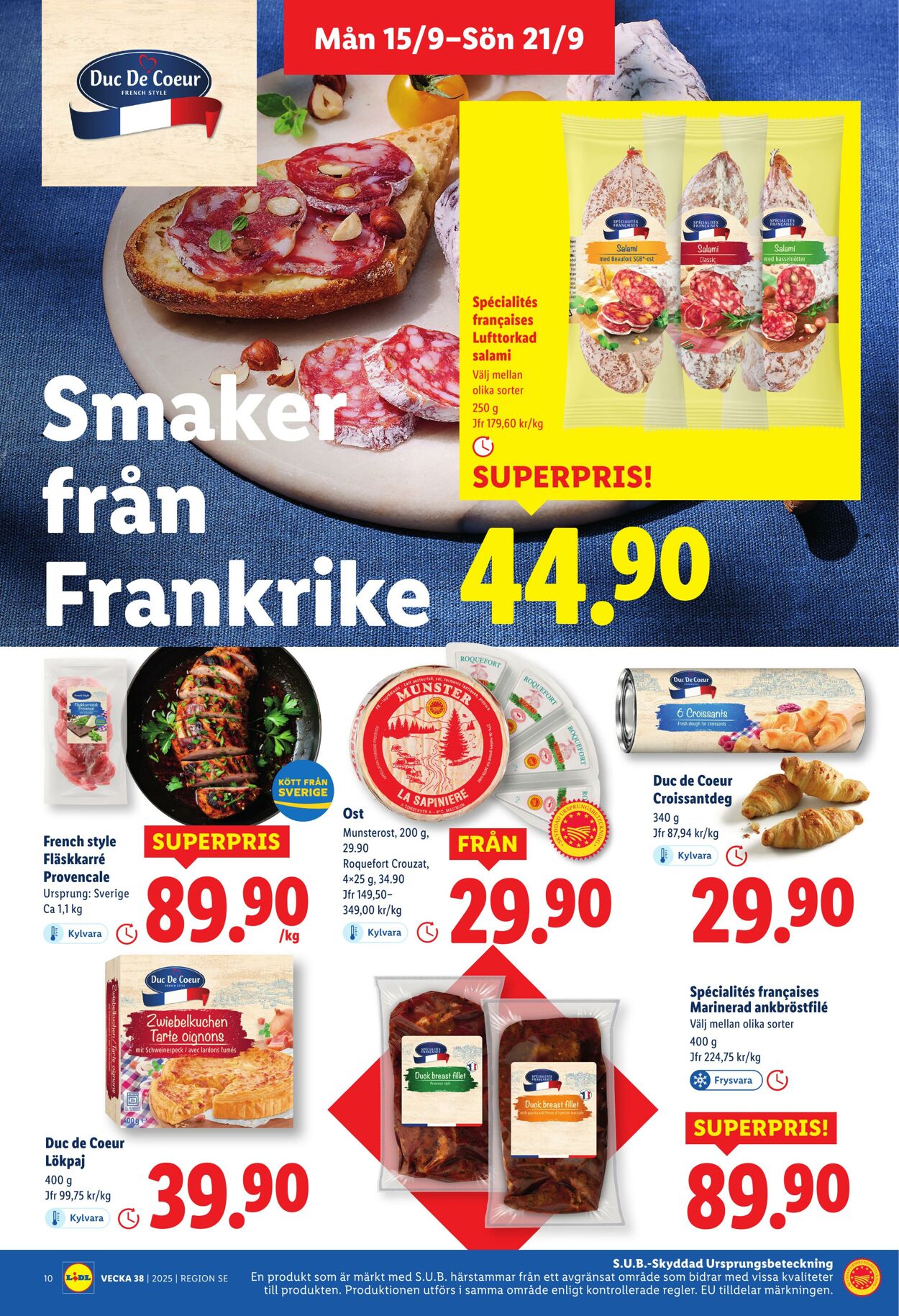 Erbjudanden Lidl 15.09.2025 - 21.09.2025