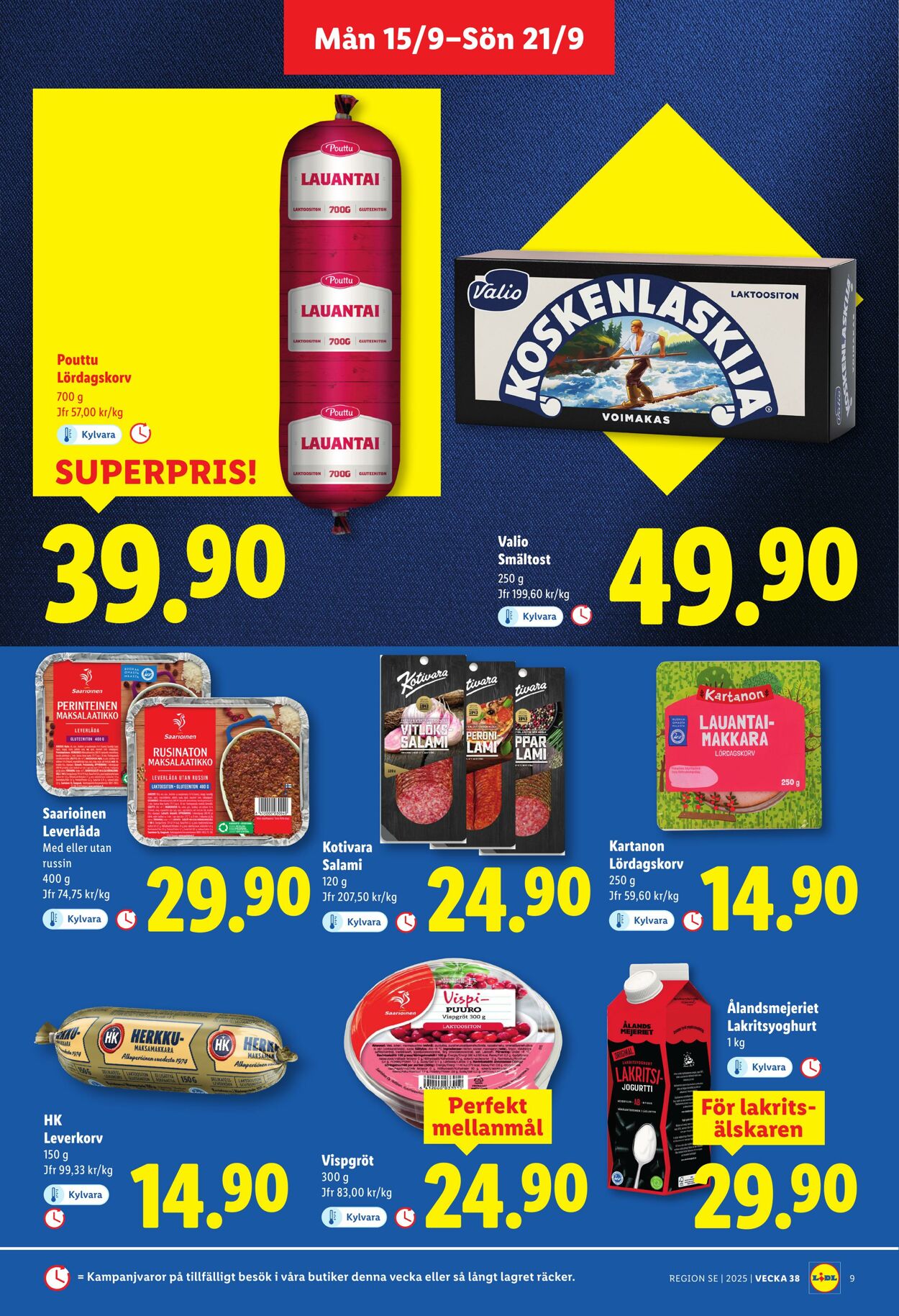 Erbjudanden Lidl 15.09.2025 - 21.09.2025