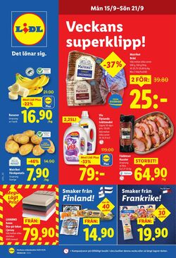 Erbjudanden Lidl 15.09.2025 - 21.09.2025