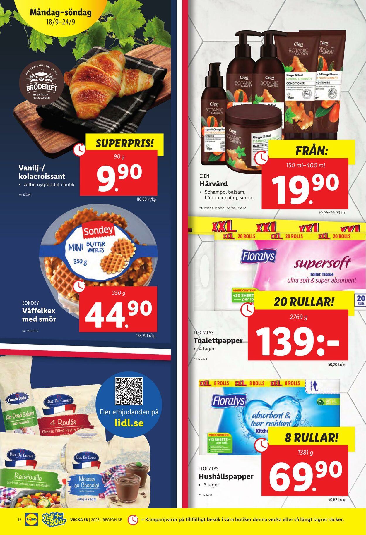 Erbjudanden Lidl 18.09.2023 - 24.09.2023