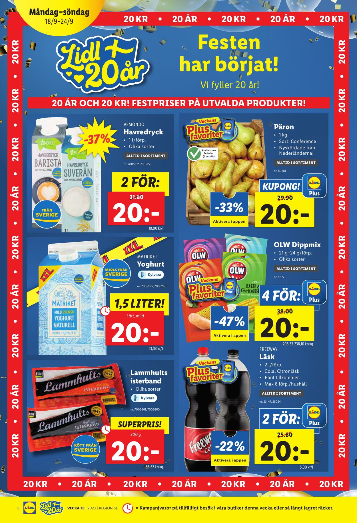 Erbjudanden Lidl 18.09.2023 - 24.09.2023