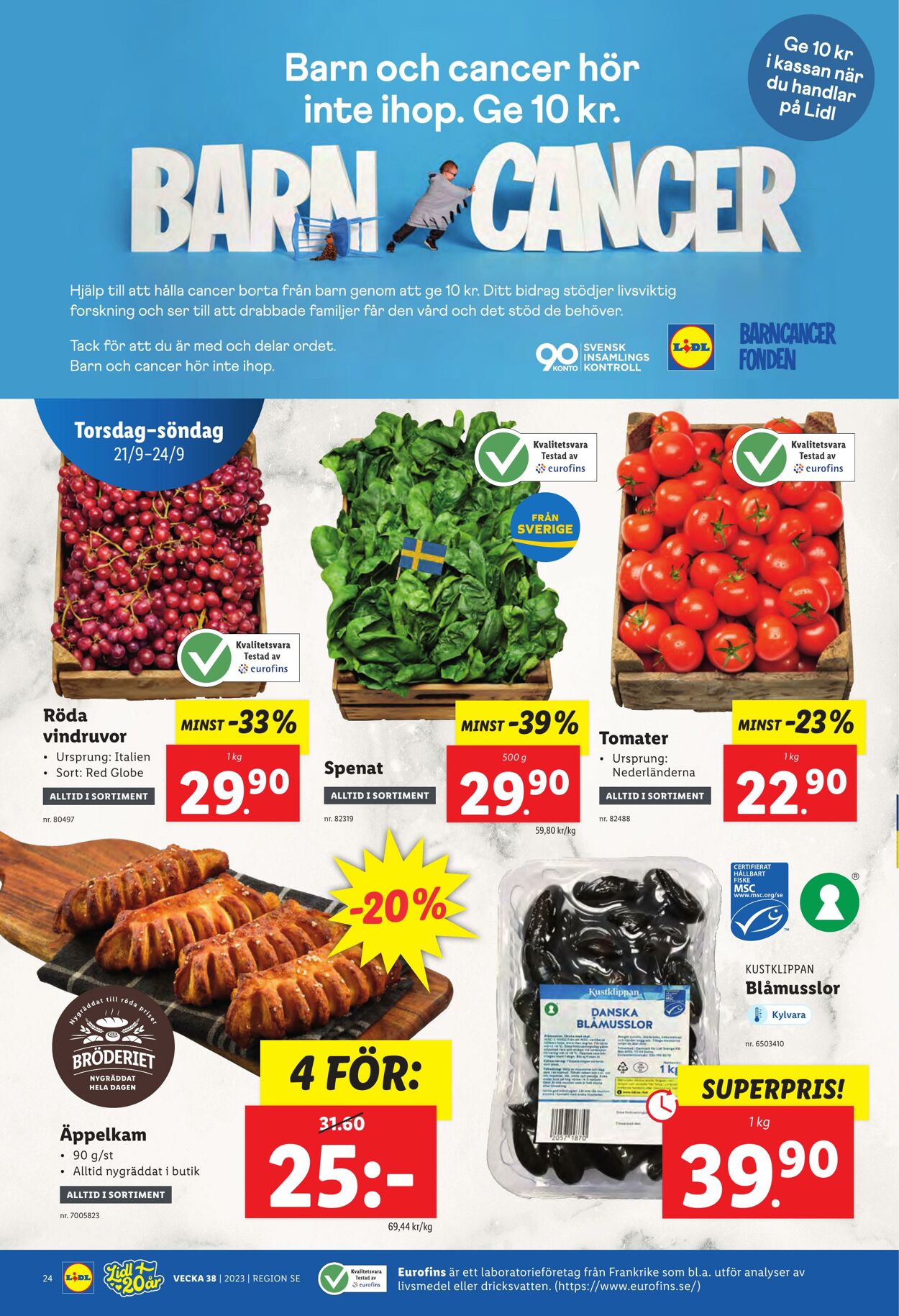 Erbjudanden Lidl 18.09.2023 - 24.09.2023