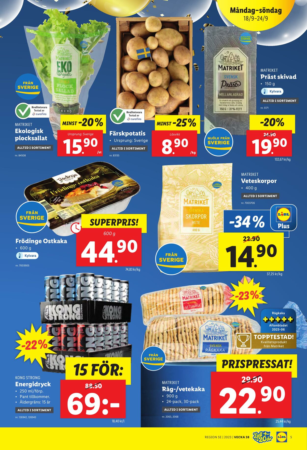 Erbjudanden Lidl 18.09.2023 - 24.09.2023