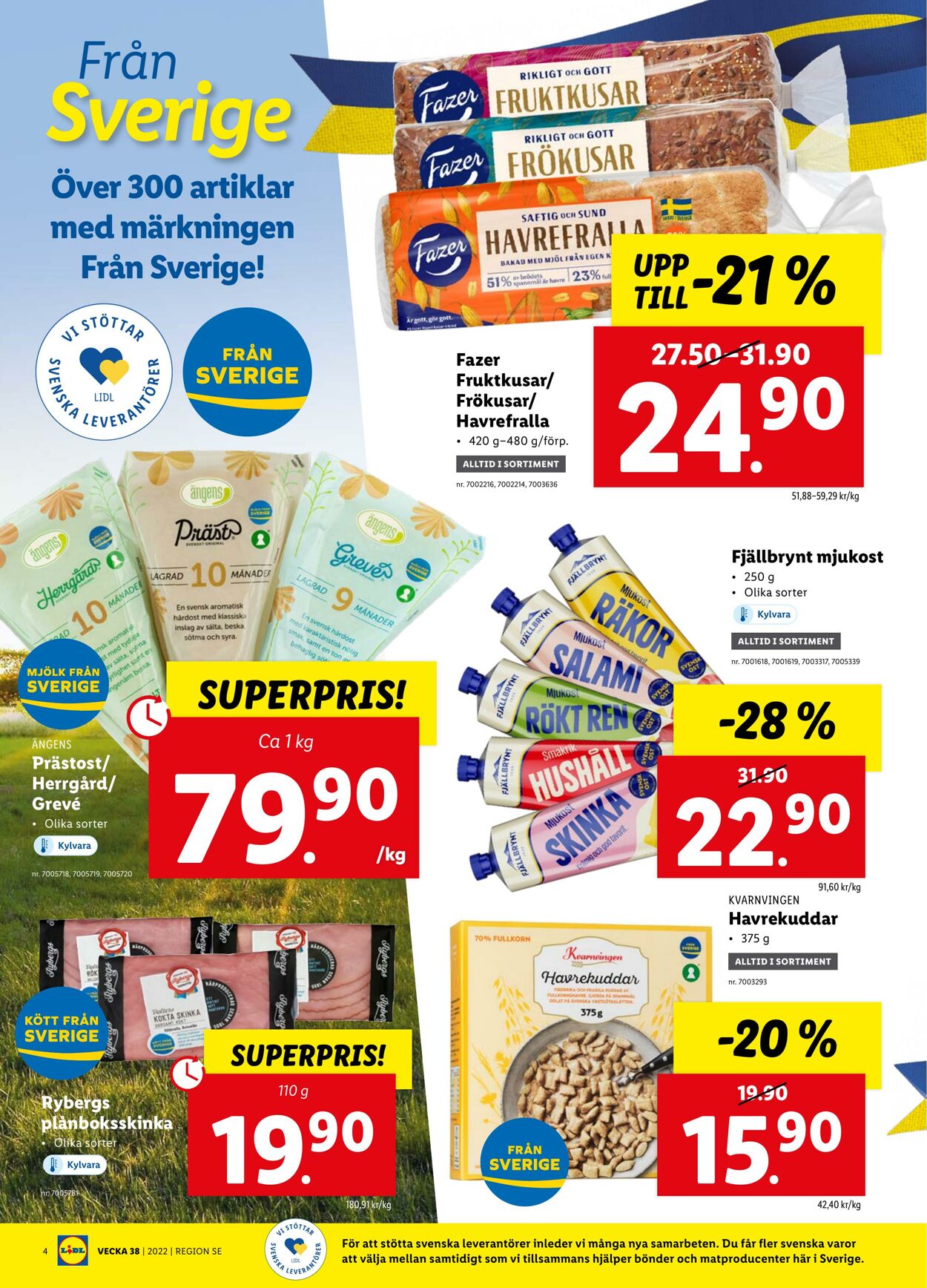 Erbjudanden Lidl 19.09.2022 - 25.09.2022