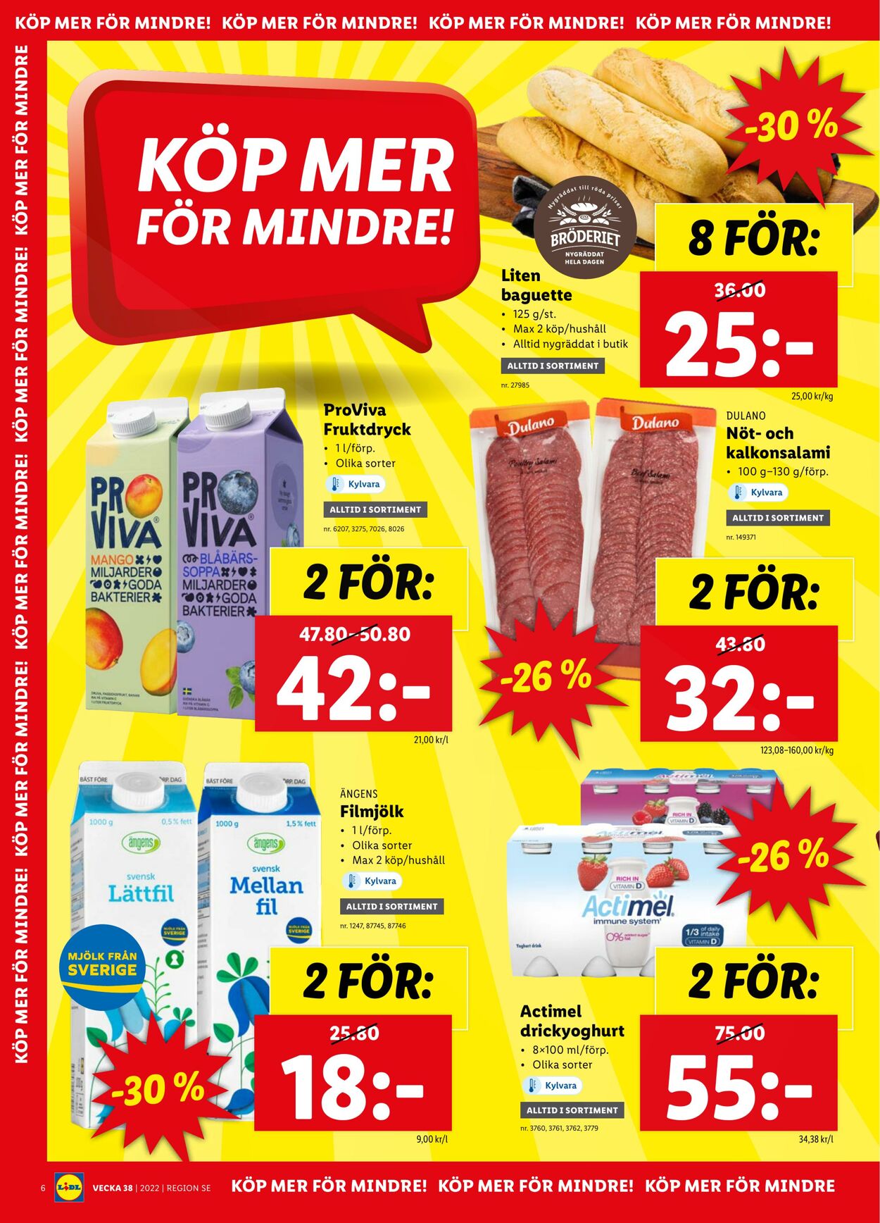 Erbjudanden Lidl 19.09.2022 - 25.09.2022