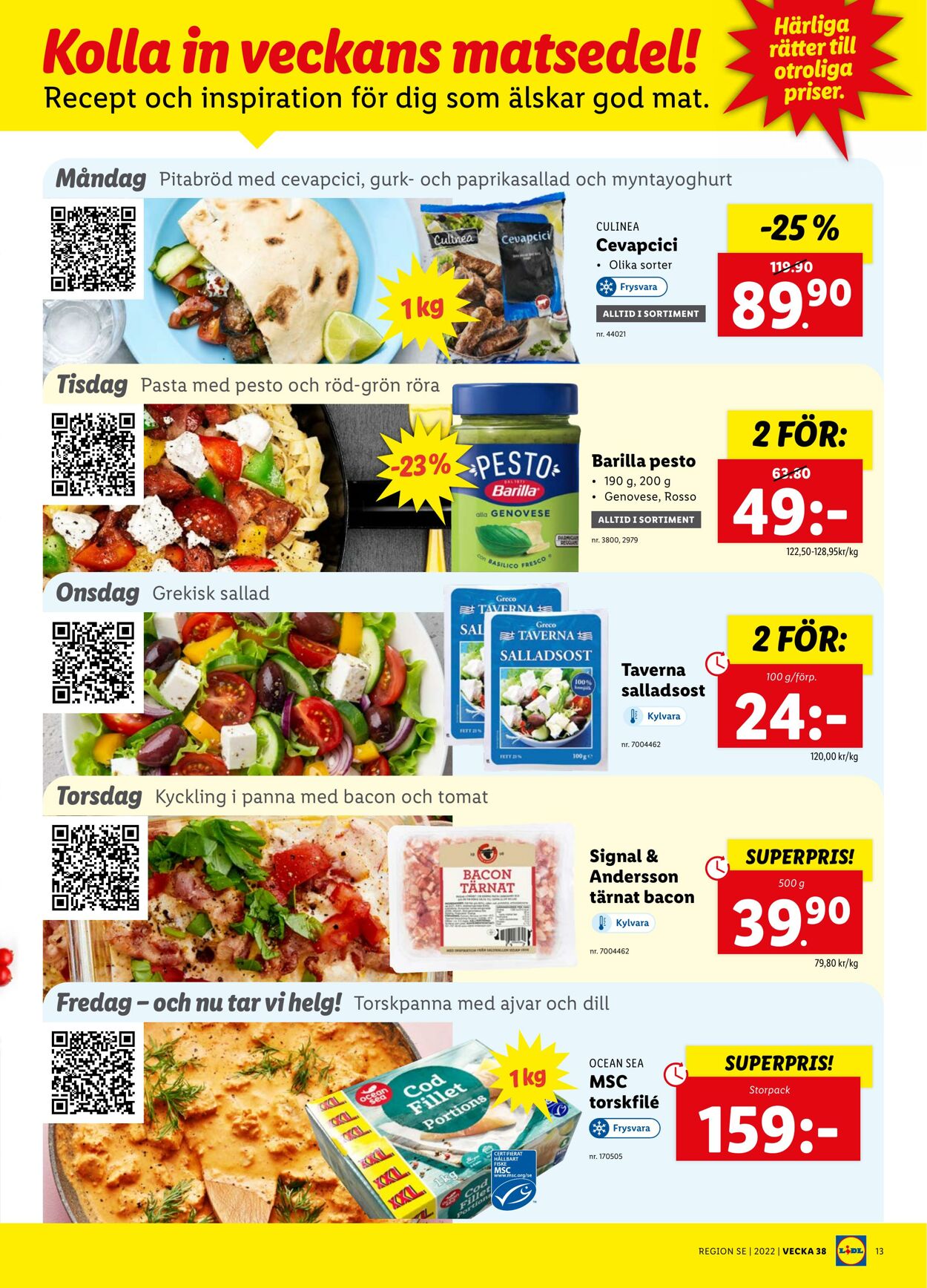 Erbjudanden Lidl 19.09.2022 - 25.09.2022