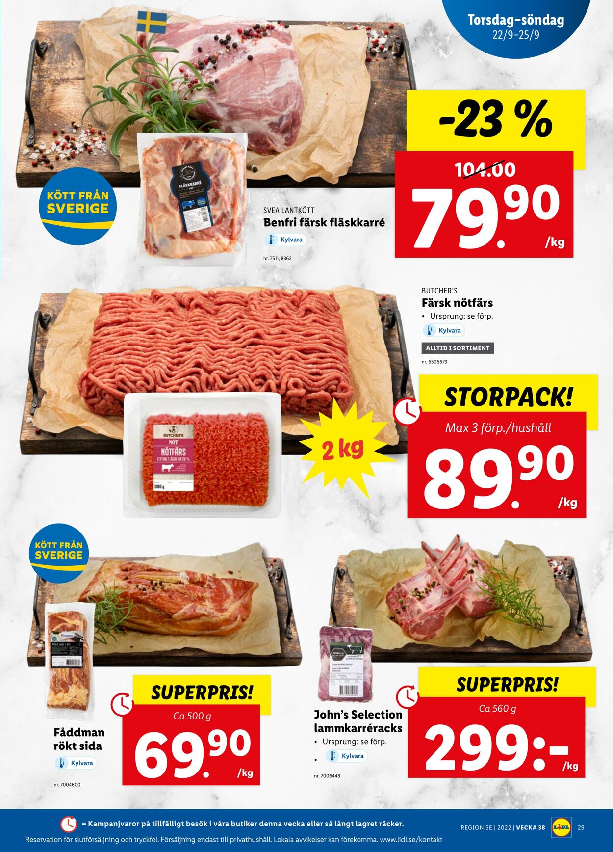 Erbjudanden Lidl 19.09.2022 - 25.09.2022