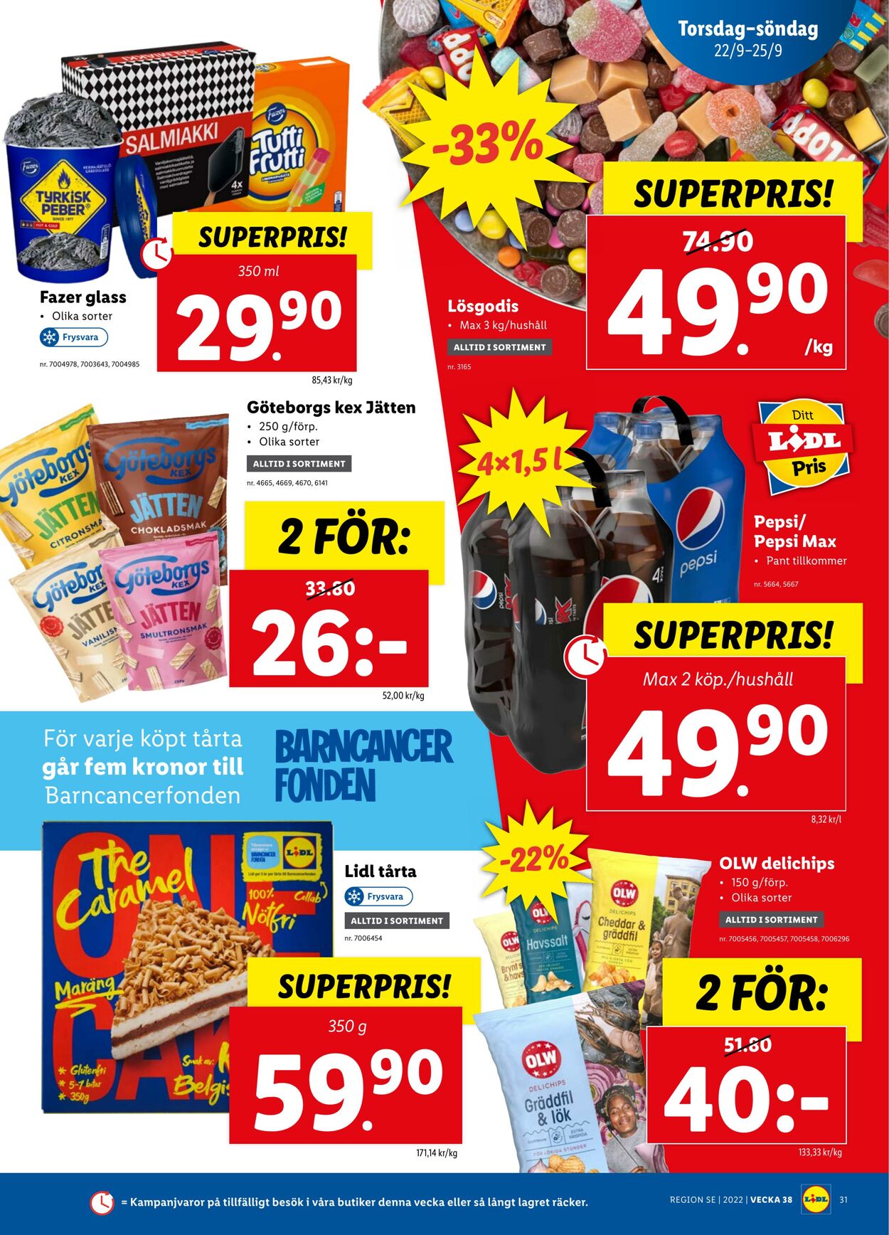 Erbjudanden Lidl 19.09.2022 - 25.09.2022