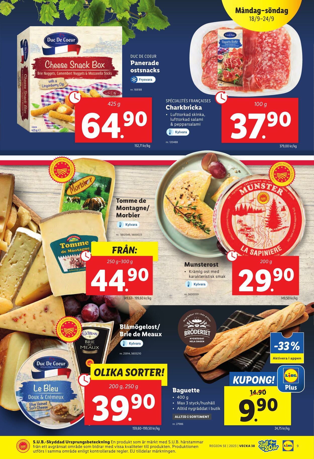 Erbjudanden Lidl 18.09.2023 - 24.09.2023