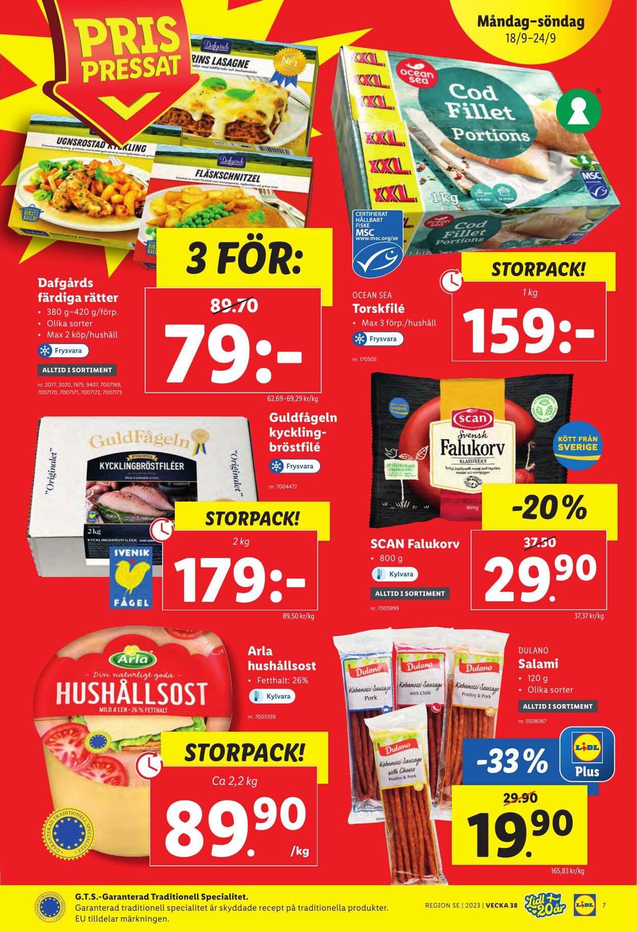 Erbjudanden Lidl 18.09.2023 - 24.09.2023