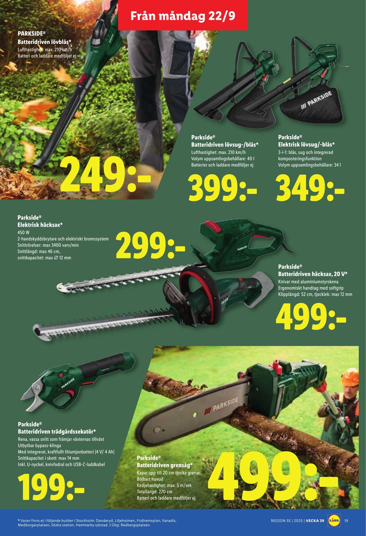 Erbjudanden Lidl 22.09.2025 - 28.09.2025