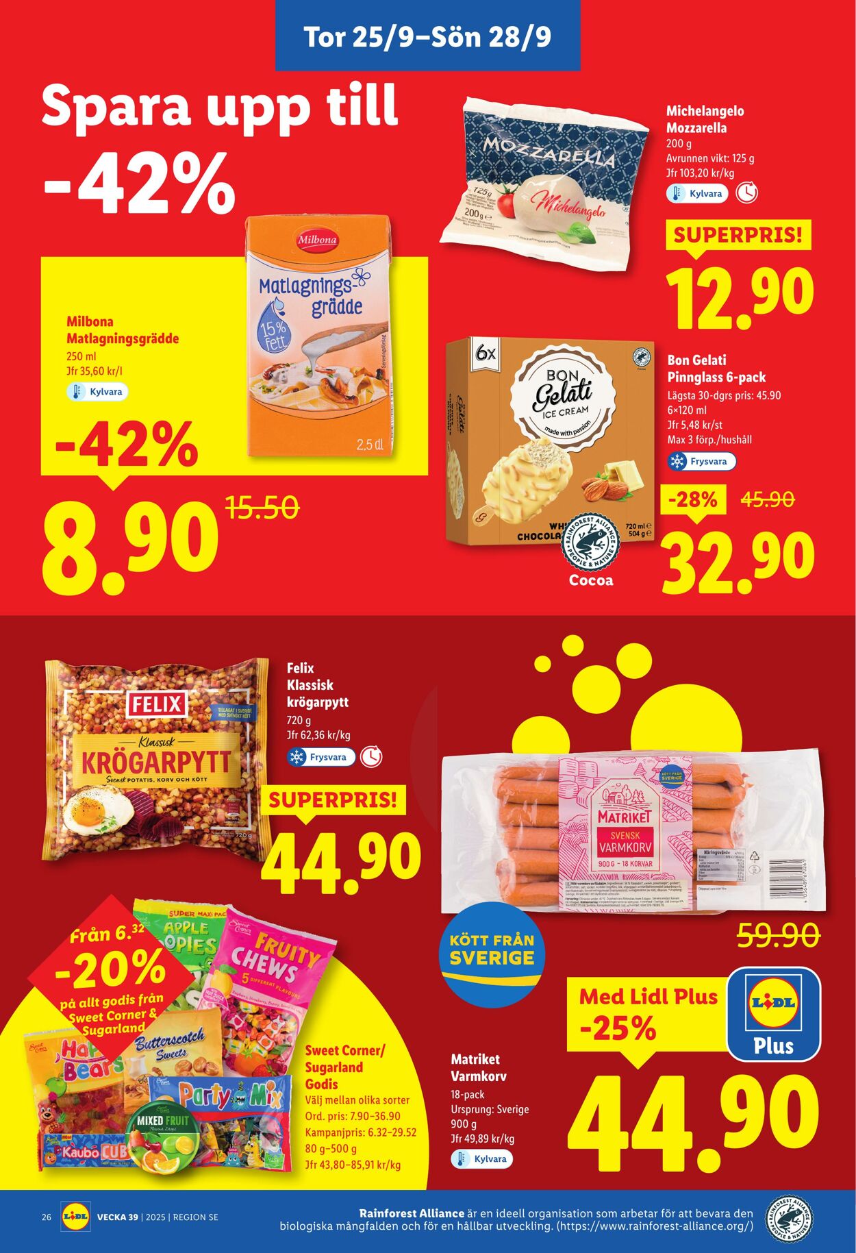 Erbjudanden Lidl 22.09.2025 - 28.09.2025