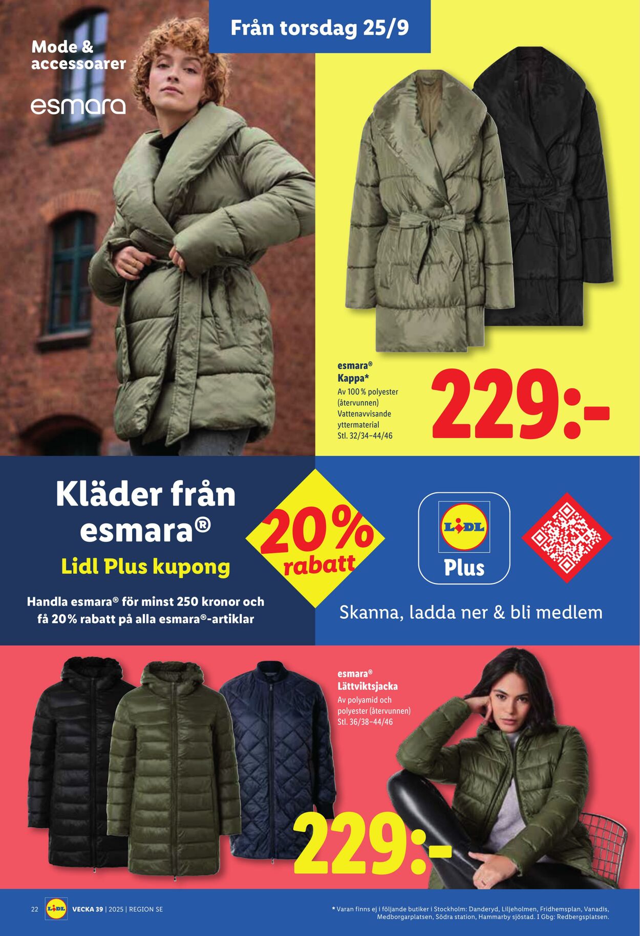 Erbjudanden Lidl 22.09.2025 - 28.09.2025