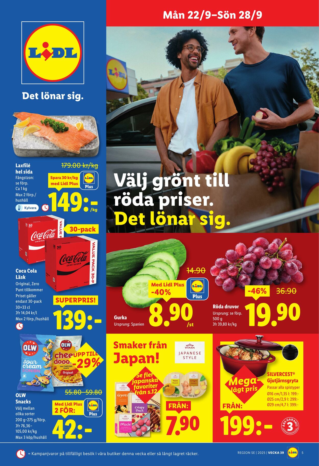 Erbjudanden Lidl 22.09.2025 - 28.09.2025