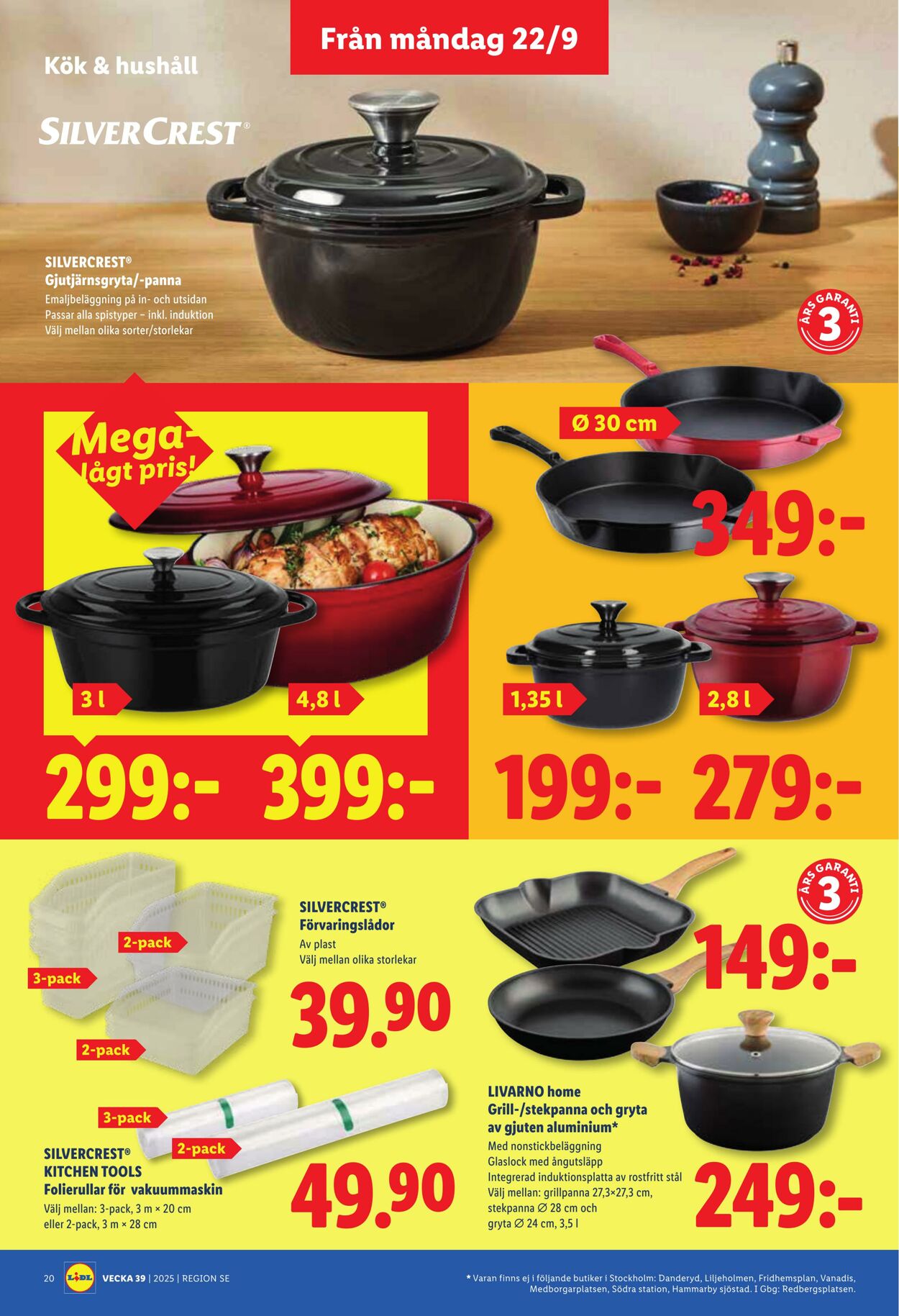 Erbjudanden Lidl 22.09.2025 - 28.09.2025