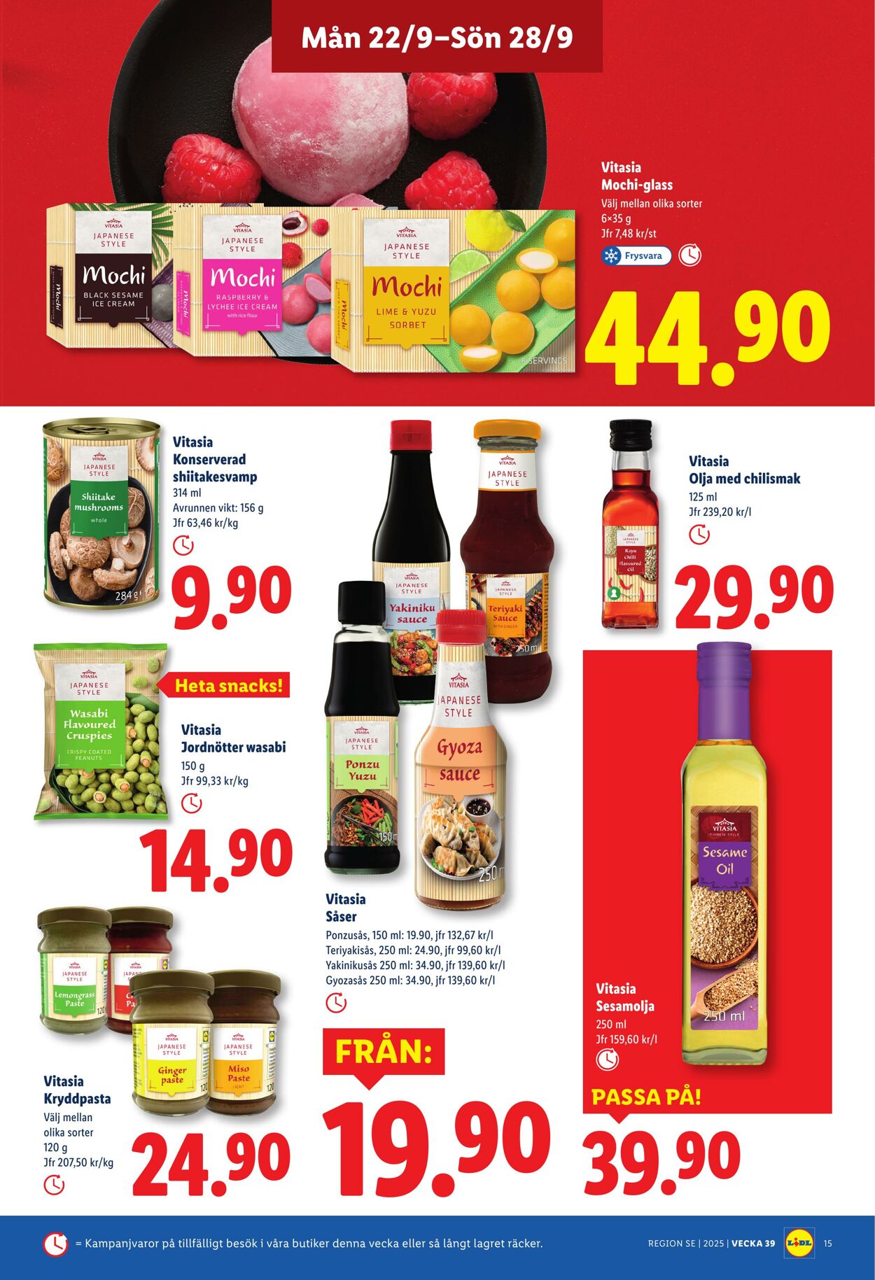 Erbjudanden Lidl 22.09.2025 - 28.09.2025