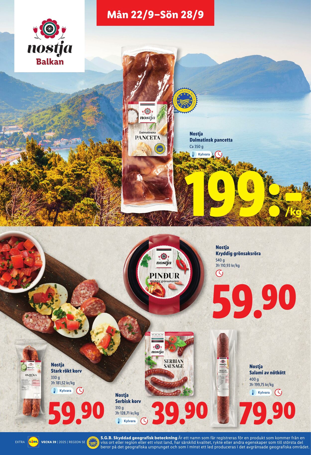 Erbjudanden Lidl 22.09.2025 - 28.09.2025