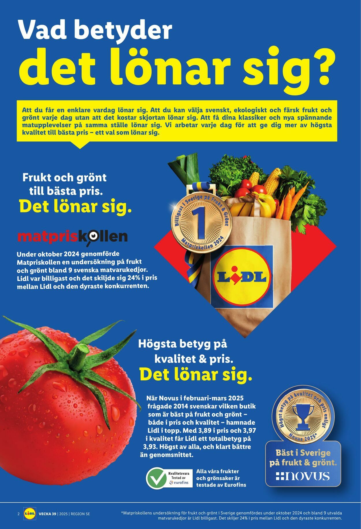 Erbjudanden Lidl 22.09.2025 - 28.09.2025
